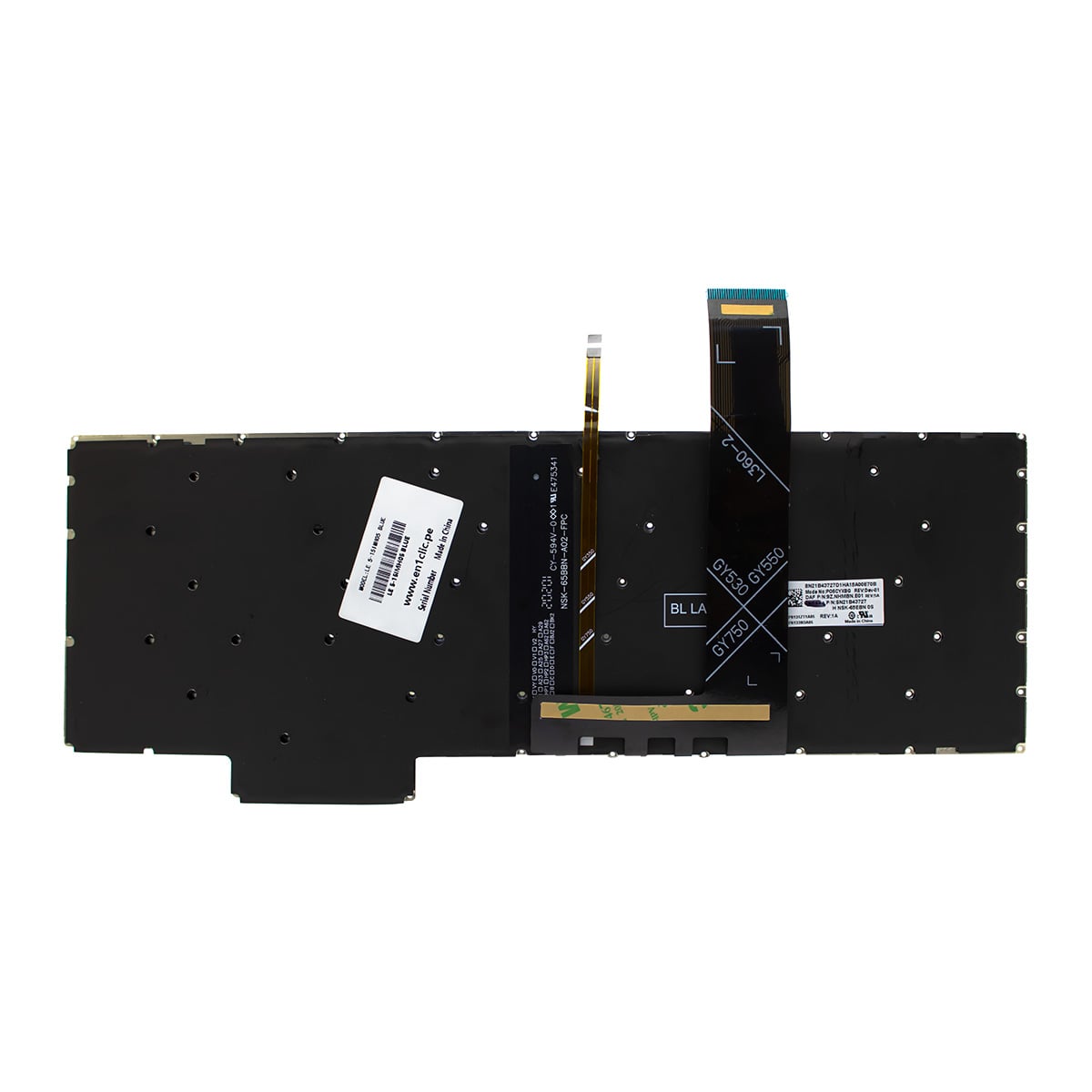 TECLADO PARA LAPTOP LENOVO LEGION 5-15IMH05H 5-15IMH05 GENUINO ILUMINADO - 3