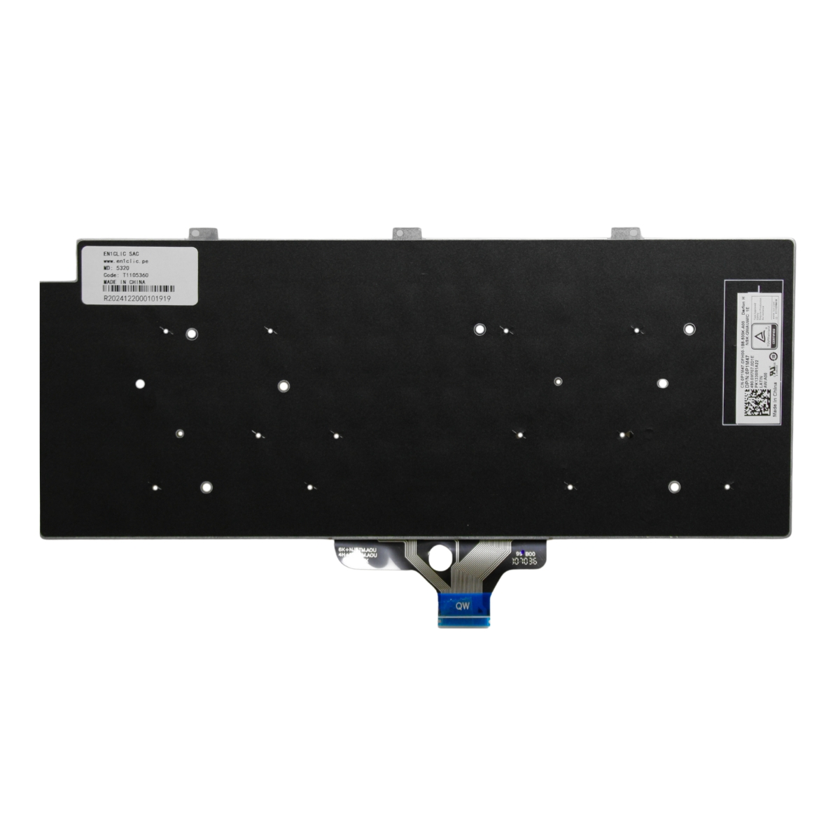 TECLADO PARA LAPTOP DELL LATITUDE 5320 7320 2-IN-1 GENUINO FLEX CHICO - 3