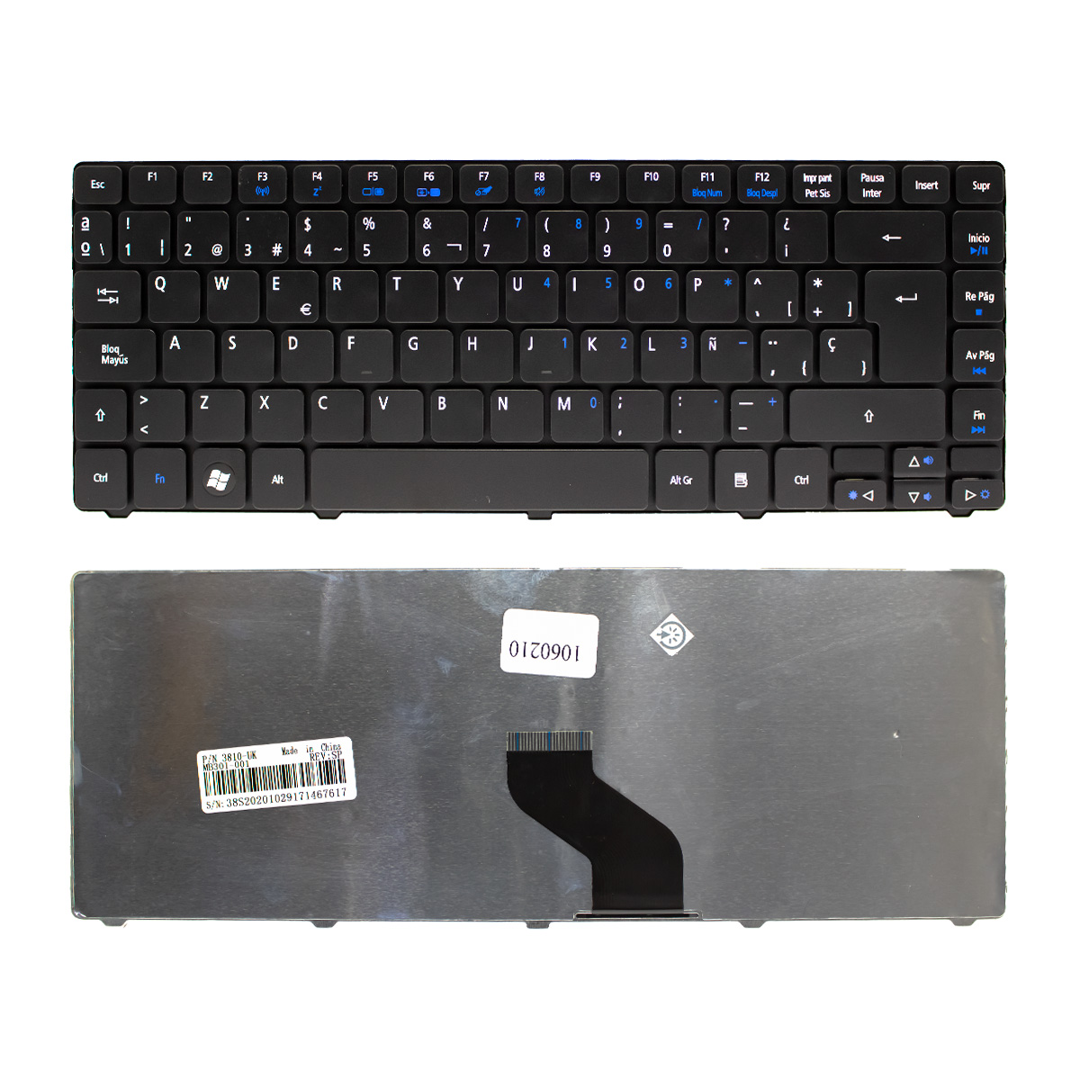 TECLADO PARA LAPTOP ACER ASPIRE 4810 3810 - 1