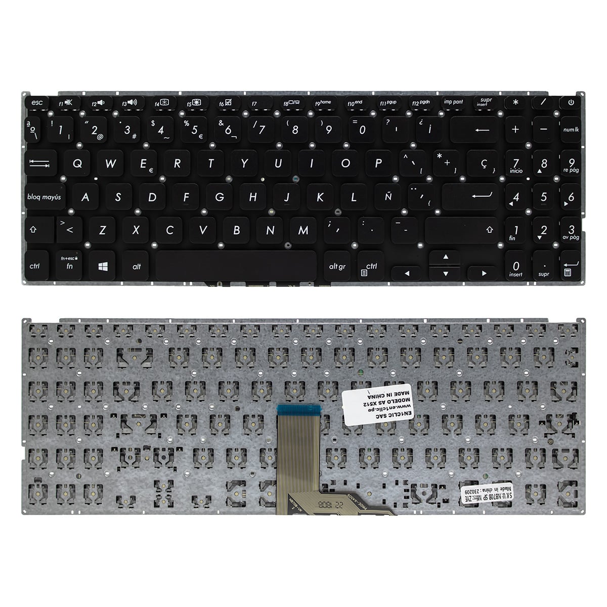 TECLADO PARA LAPTOP ASUS VIVOBOOK X512 X512U POWER - 1