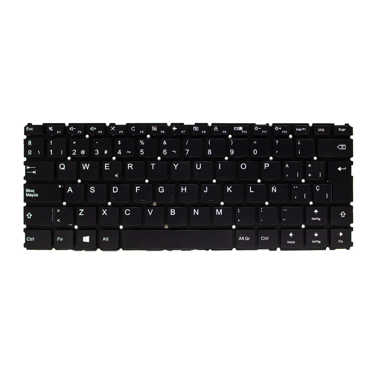 TECLADO PARA LAPTOP LENOVO IDEAPAD 310-14ISK V310-14 FLEX MEDIO - 2