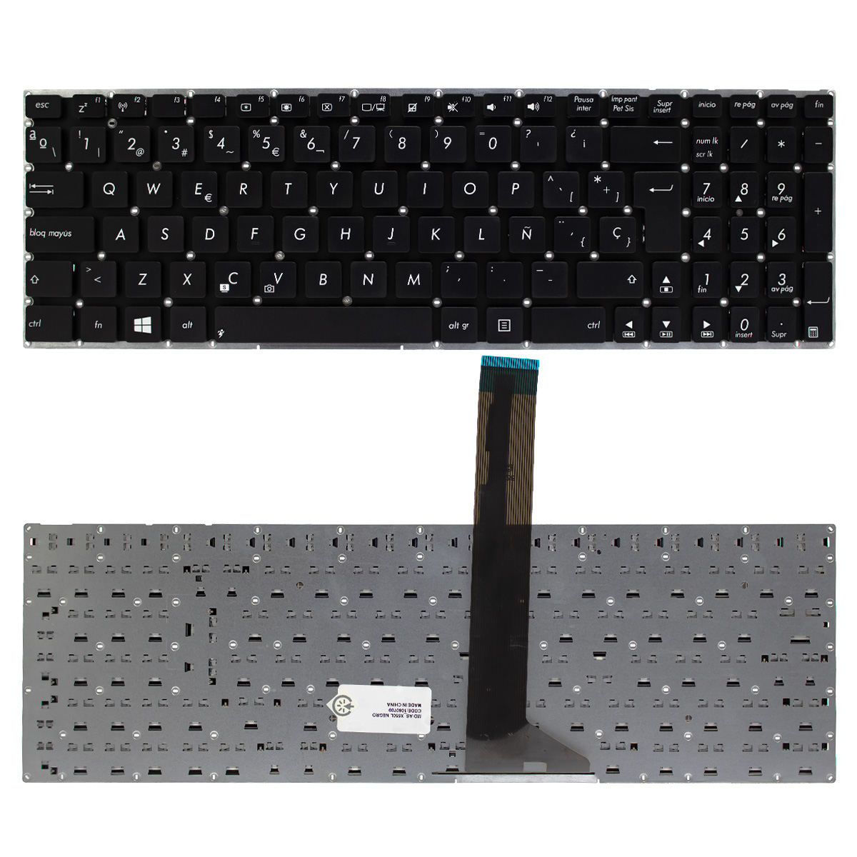 TECLADO PARA LAPTOP ASUS X550L X550LA FLEX LARGO - 1