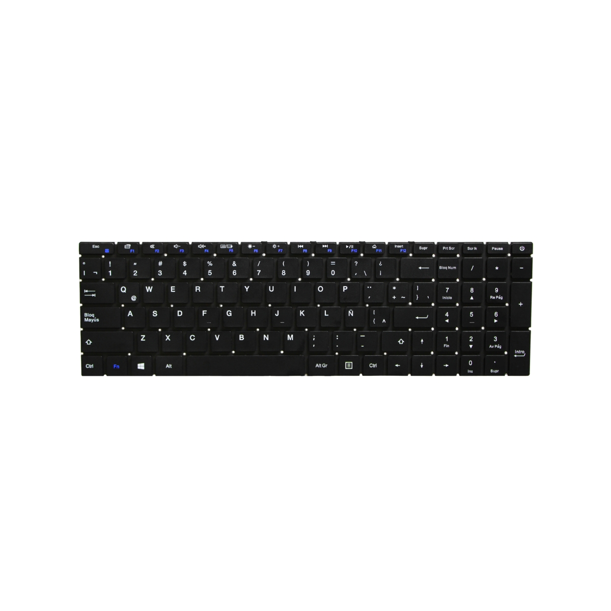 TECLADO PARA LAPTOP ADVANCE EVOO CQ-29 EVOO EVC156-1 FLEX MEDIO POWER - 2