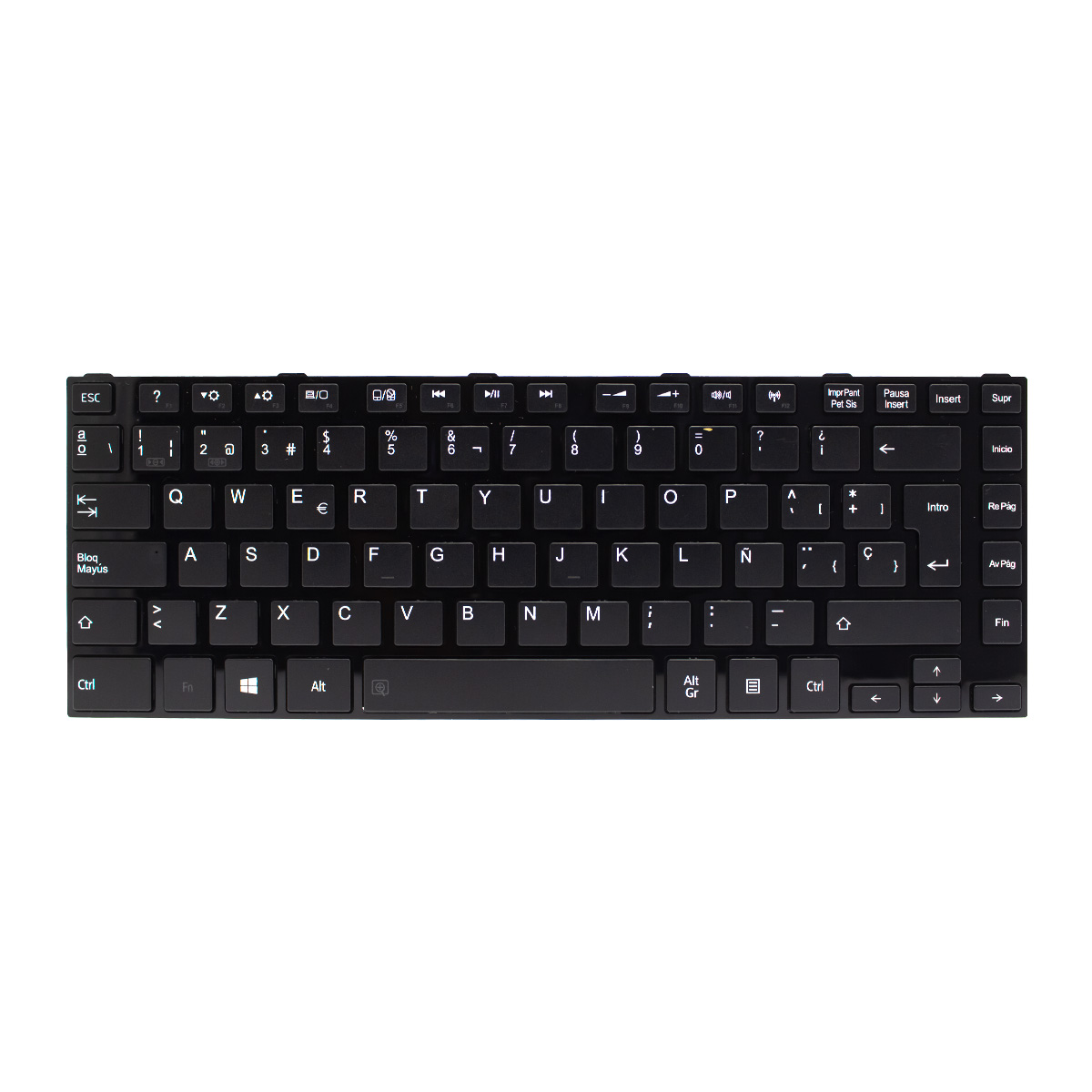 TECLADO PARA LAPTOP TOSHIBA C40 C45-A 2 PERNOS IGUALES - 2