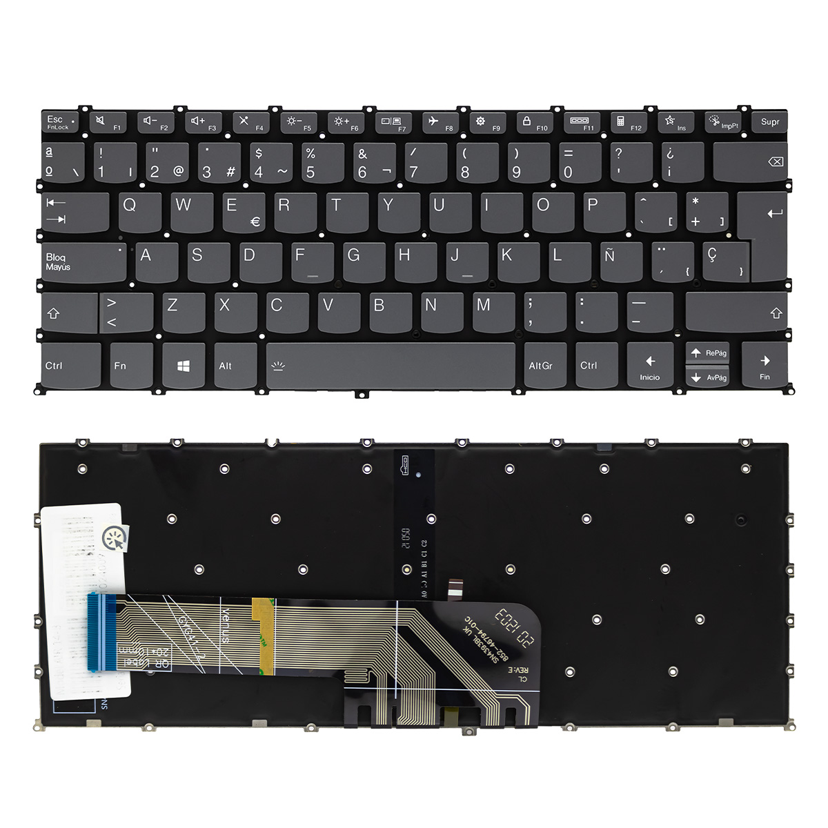 TECLADO PARA LAPTOP LENOVO IDEAPAD 5 14IIL05 5 14ARE05 GENUINO ILUMINADO - 1