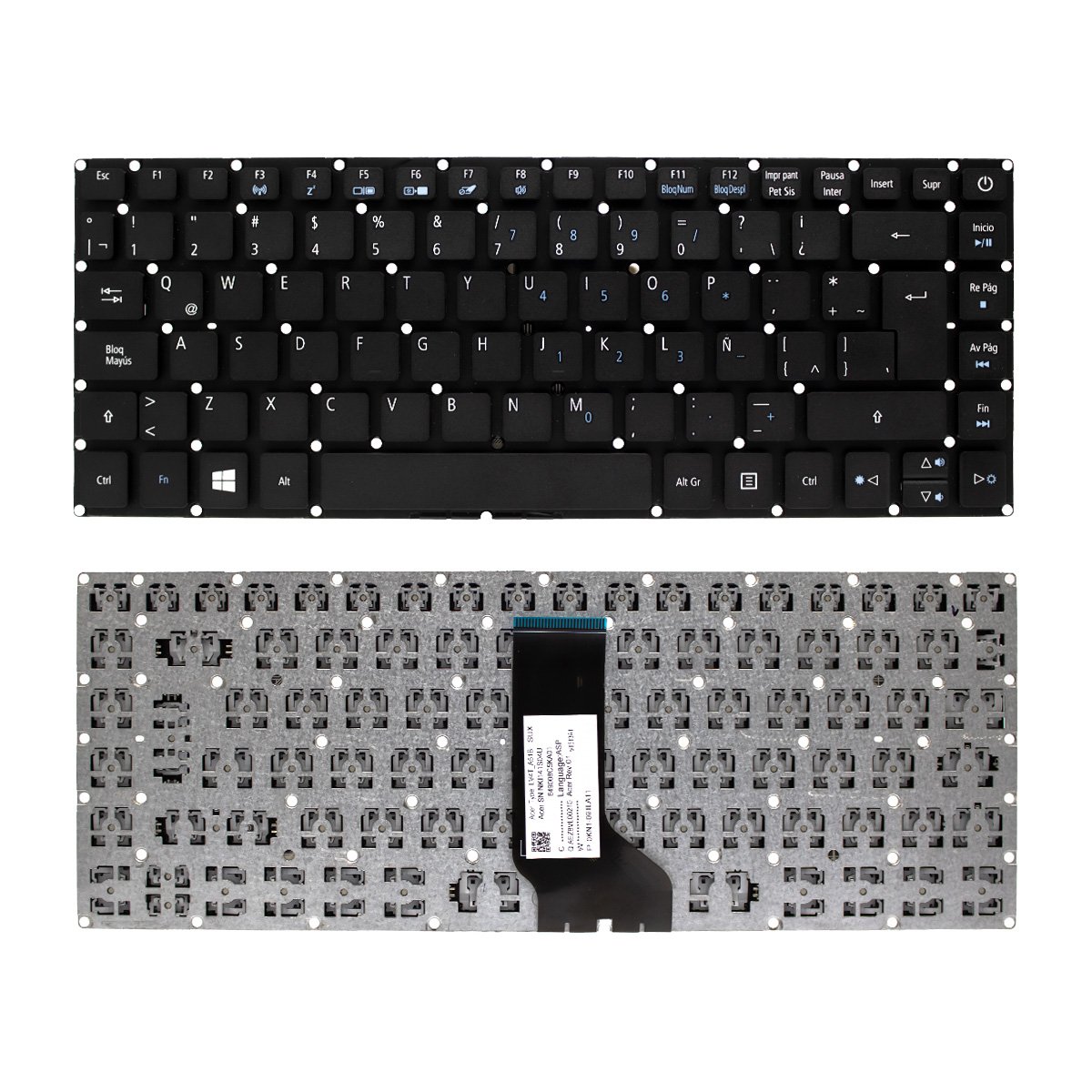 TECLADO PARA LAPTOP ACER E5-473 E5-432 POWER - 1