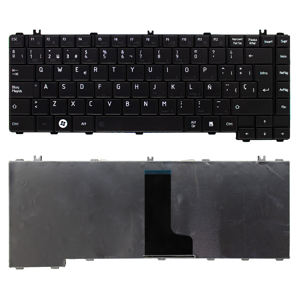 TECLADO PARA LAPTOP TOSHIBA C645 L645 L745 - 1