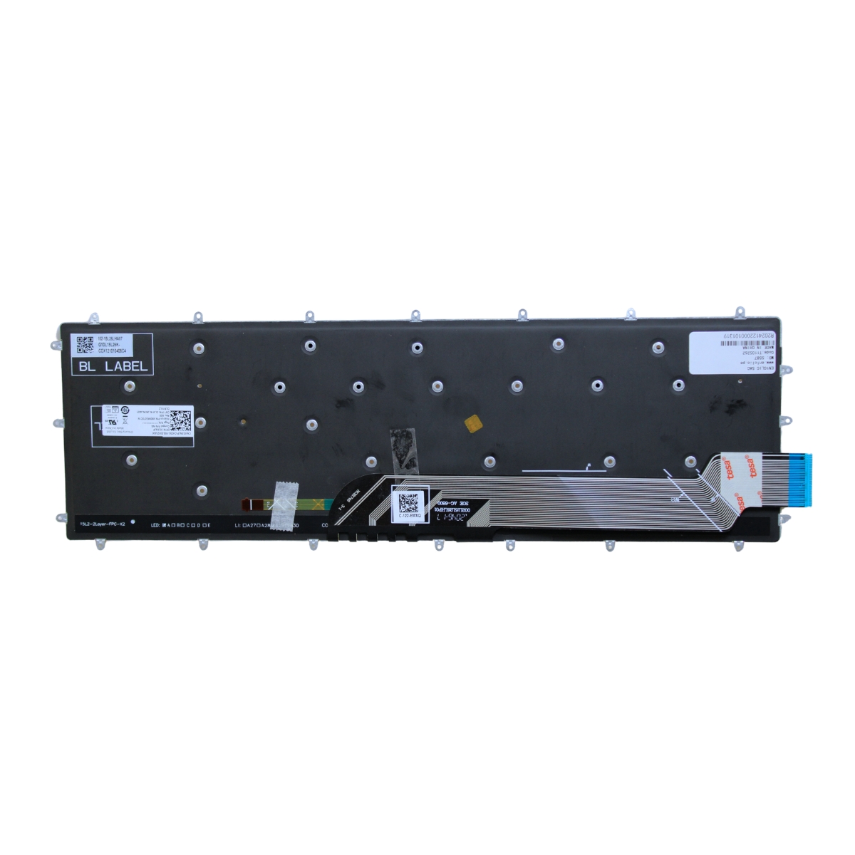 TECLADO PARA LAPTOP DELL INSPIRON 15-5565 7566 GENUINO ILUMINADO - 3