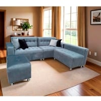 SECCIONAL MODELO LOUIS MUEBLES PERU + COJINES DE REGALO - 1