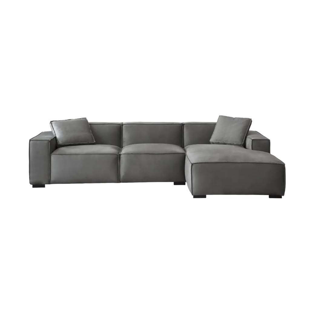SECCIONAL DERECHO MODELO LUHAN MUEBLES PERU + COJINES DE REGALO - 2