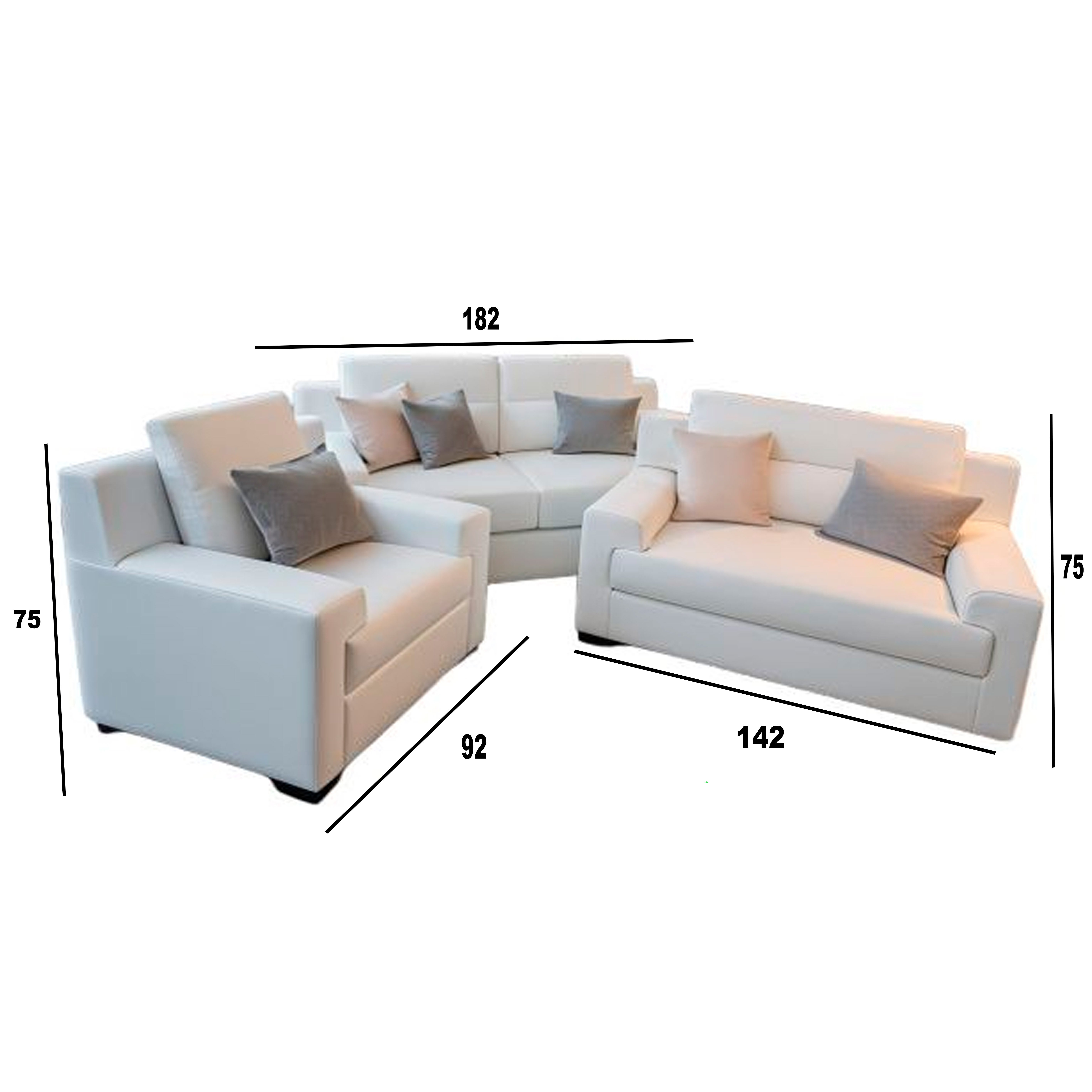 SELECCIONAL MODELO CASSIUS MUEBLES PERU + COJINES DE REGALO - 2