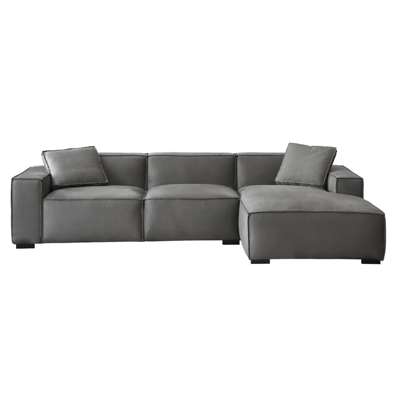 SECCIONAL DERECHA MODELO LUHAN MUEBLES PERU + COJINES DE REGALO - 3