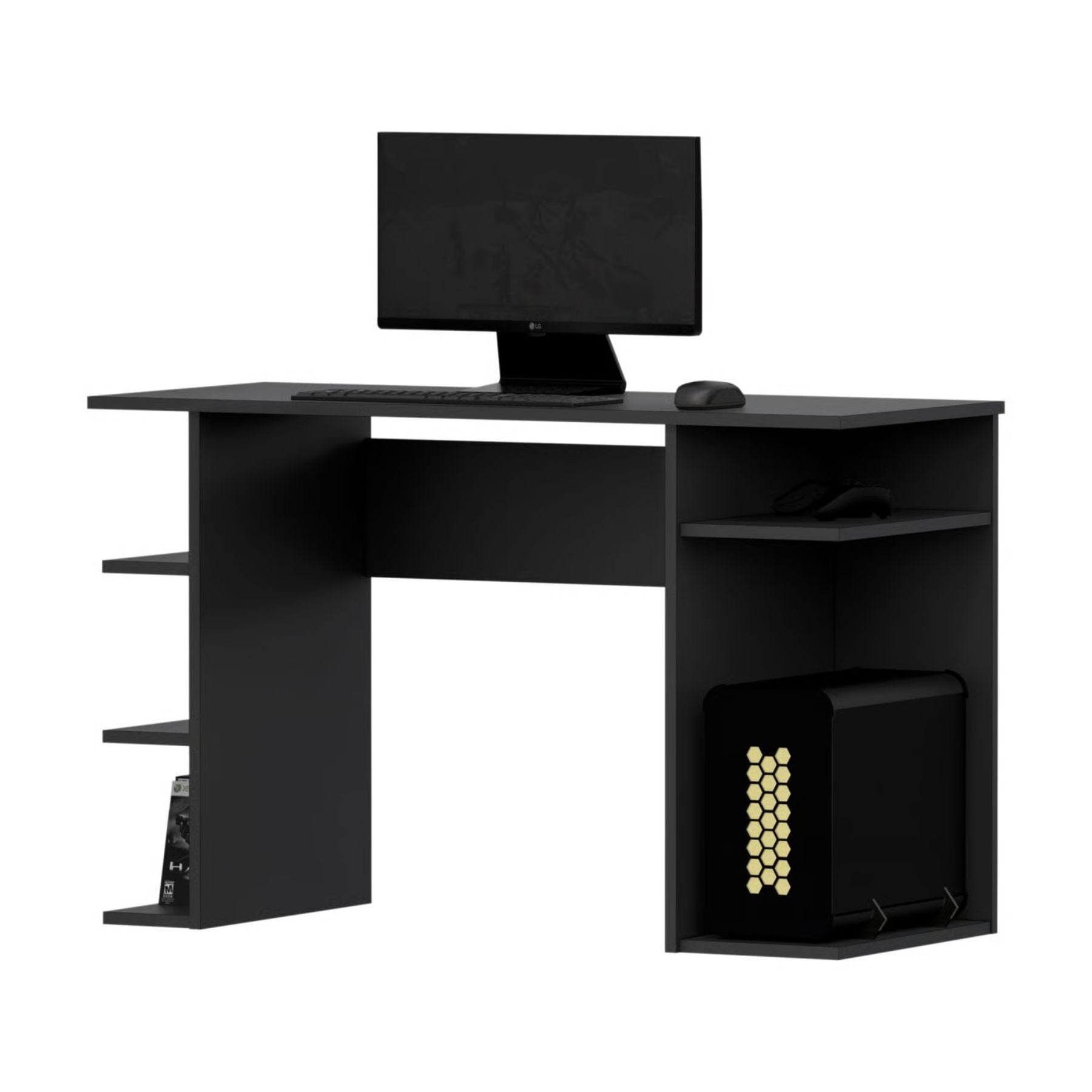 ESCRITORIO GAMER 120 CM NEGRO INNOVACIONES LUMIK - 2