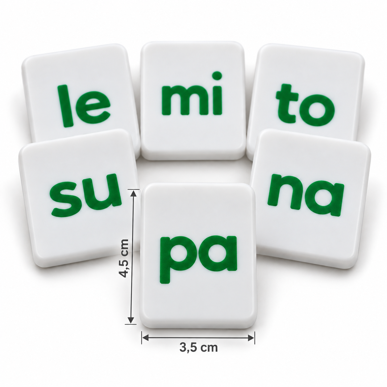 Juego Educativo de Sílabas en Acrílico – Aprende a Leer y Escribir para Niños - 2
