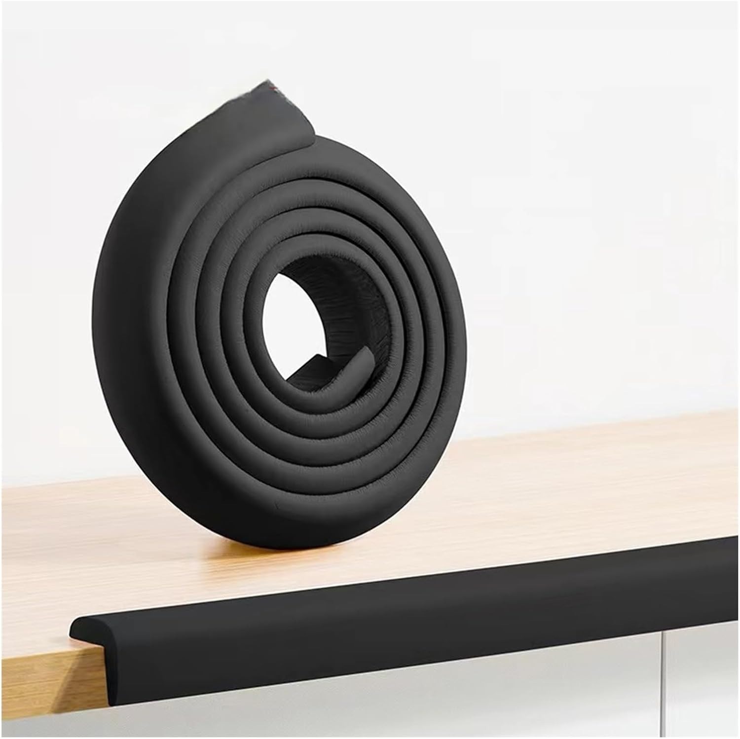 ESQUINERO PROTECTOR ANTIGOLPE NEGRO PARA BEBES Y NIÑOS 2 PCS - 5