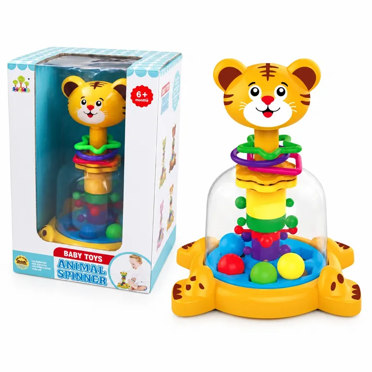 JUGUETE GIRATORIO PARA BEBÉ CON DISEÑO DE TIGRE - 3