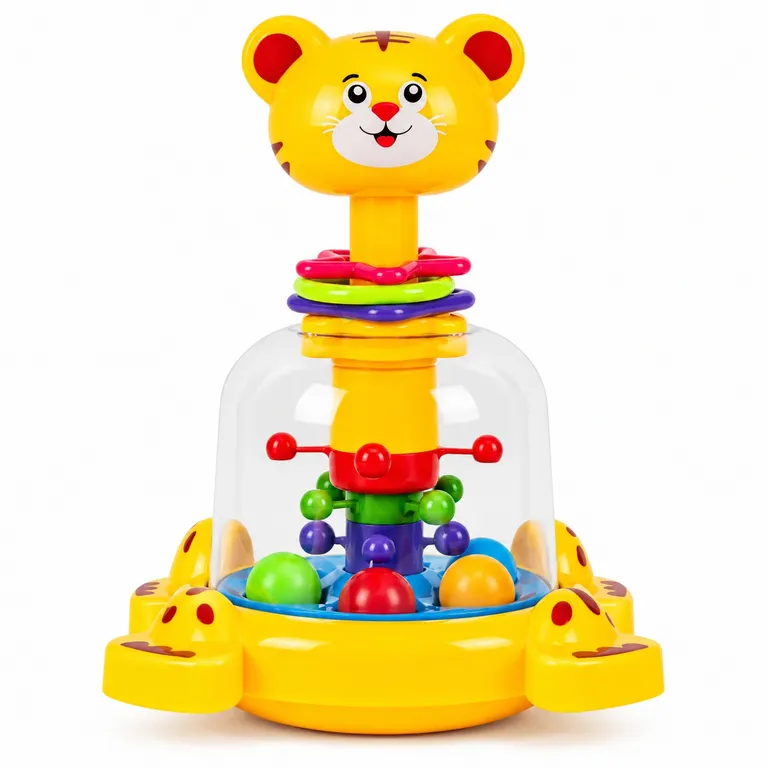 JUGUETE GIRATORIO PARA BEBÉ CON DISEÑO DE TIGRE - 4