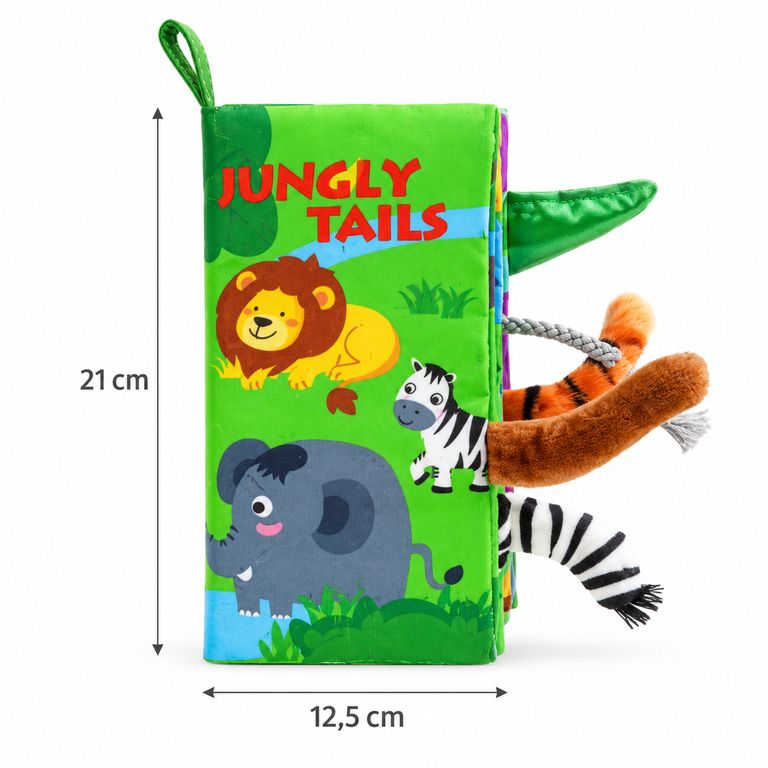 PACK DE 2 LIBROS DE TELA SENSORIALES PARA BEBÉ – AVES Y ANIMALES SALVAJES - 5