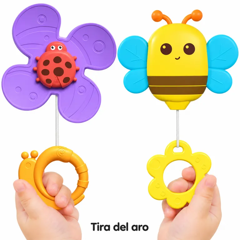 ARCO DE JUEGOS PARA BEBÉ CON JUGUETES COLGANTES PARA CUNA Y COCHE – ABEJITA - 5