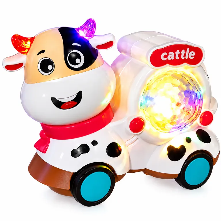 VAQUITA INTERACTIVA MUSICAL PARA BEBÉS CON LUCES, SONIDOS Y PROYECTOR - 6
