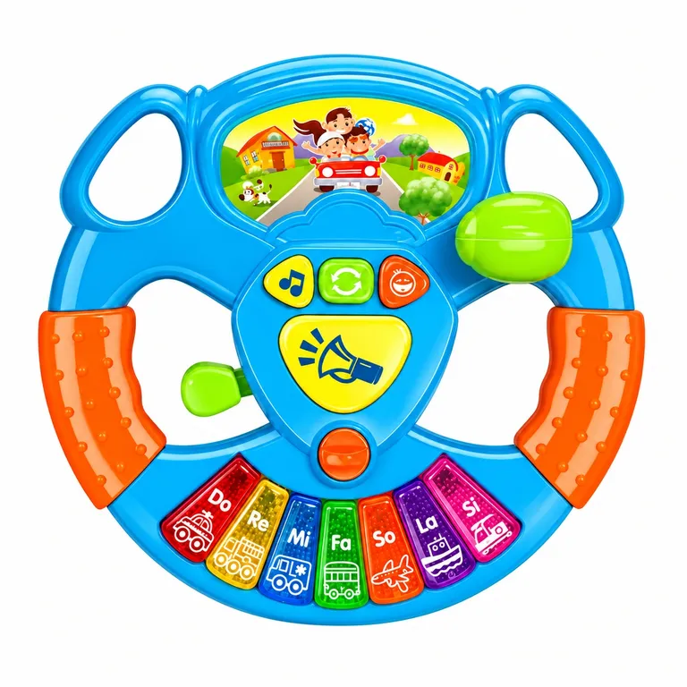 PIANO MUSICAL PARA BEBÉS CON DISEÑO DE TIMÓN – JUGUETE INTERACTIVO - 5