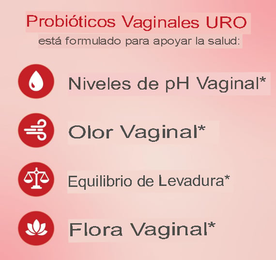 URO PROBIOTICS MUJERES PROBIÓTICOS Y PREBIÓTICOS PARA EQUILIBRIO DEL PH FLORA ÍNTIMA SALUDABLE Y BIENESTAR 60 CÁPSULAS - 2