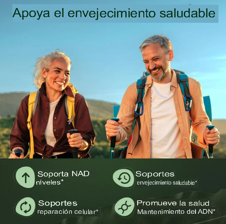 REUS RESEARCH NAD+ LIPOSOMAL NR RESVERATROL PREMIUM 900MG – ENERGÍA CELULAR, ANTIENVEJECIMIENTO Y VITALIDAD TOTAL - 7