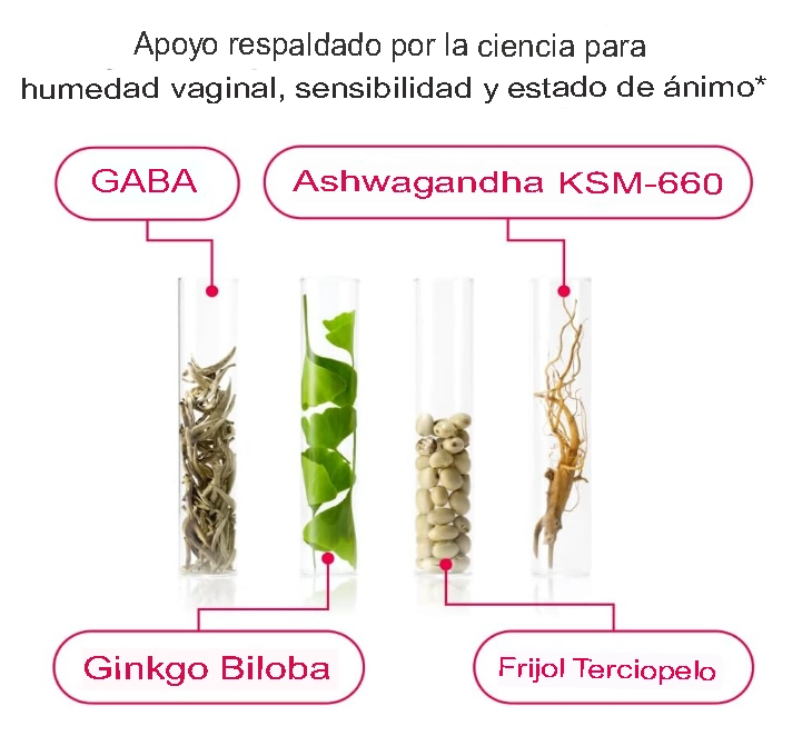 O POSITIV URO – HUMEDAD VAGINAL + ESTADO DE ÁNIMO, ASHWAGANDHA Y GINKGO, 60 CÁPSULAS VEGANAS - 4