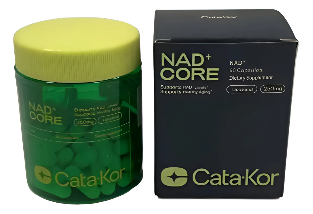 CATA-KOR NAD+ CORE LIPOSOMAL 250MG | REJUVENECIMIENTO NATURAL | ENERGÍA + ENFOQUE | PUREZA USA | 60 CÁPSULAS - 1