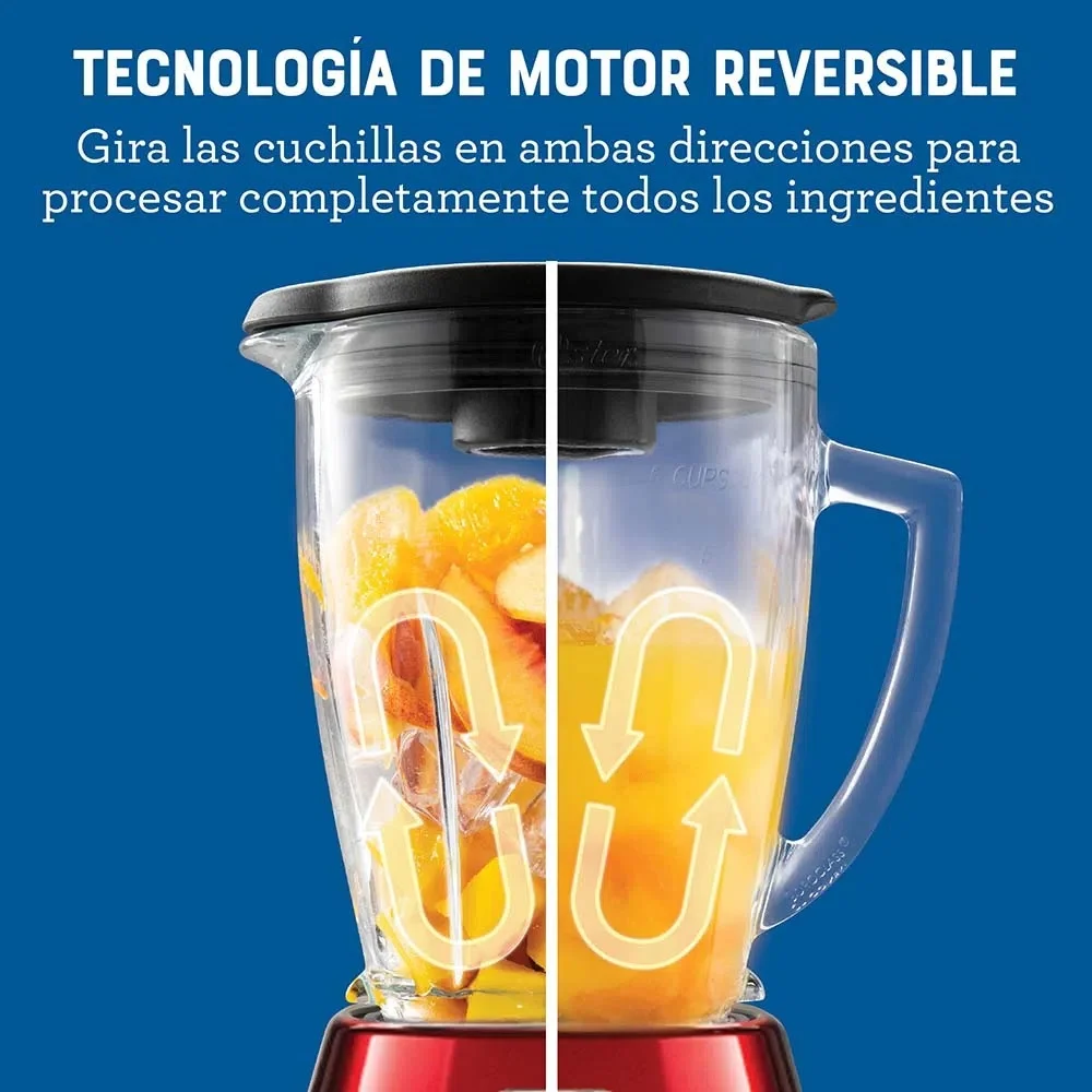LICUADORA OSTER 700 WATTS REVERSIBLE + VASO BLSTPYG1310RBG (NUEVO) - 5