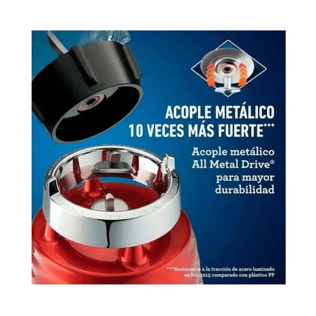 LICUADORA OSTER 1000 WATTS 3 VELOCIDADES ROJO BLST4126R (NUEVO) - 4
