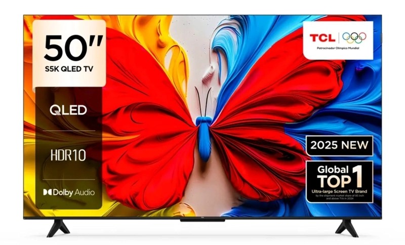 TELEVISOR TCL 50 PULGADAS QLED FHD GOOGLE TV HDR10 50S5K + PROMOCION (MODELO 2025) - 3