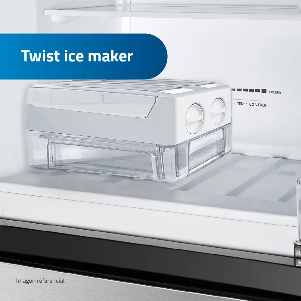 REFRIGERADORA INDURAMA 246 LITROS CROMA NO FROST RI-389I (NUEVO) - 4