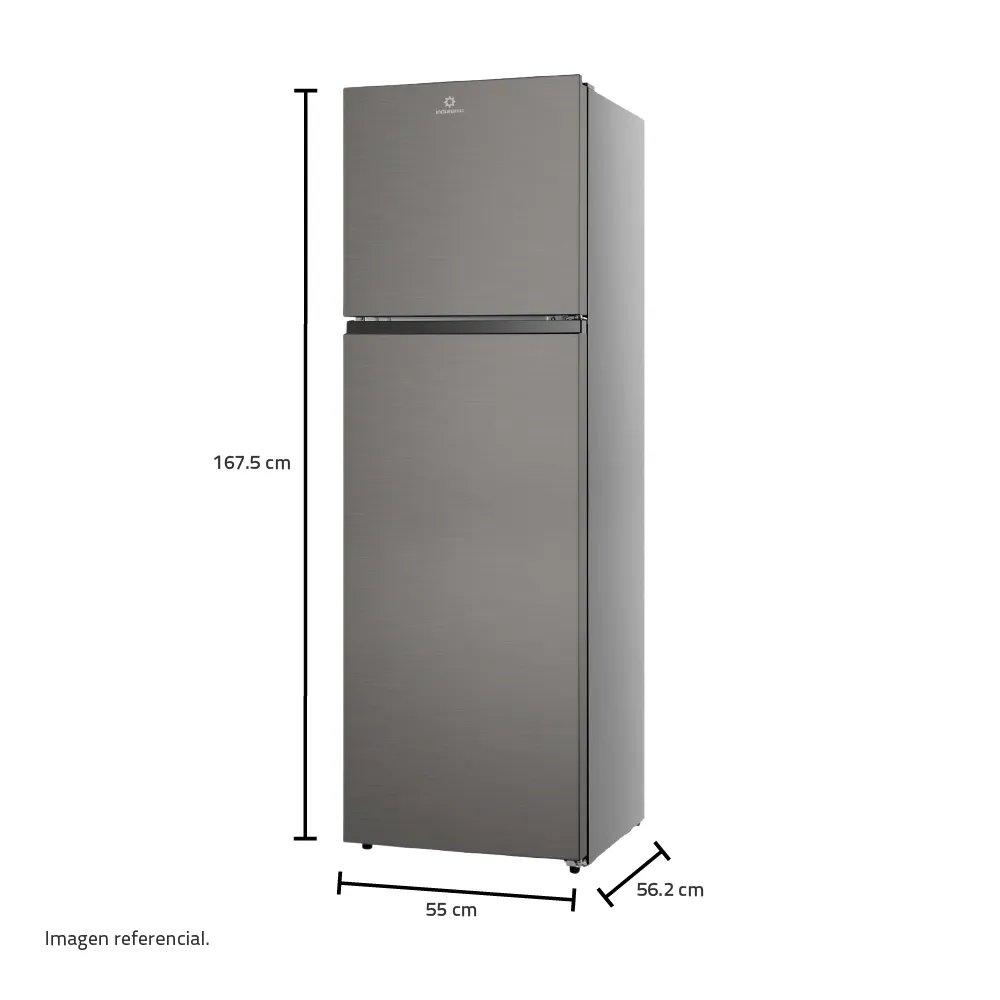 REFRIGERADORA INDURAMA 246 LITROS CROMA NO FROST RI-389I (NUEVO) - 5