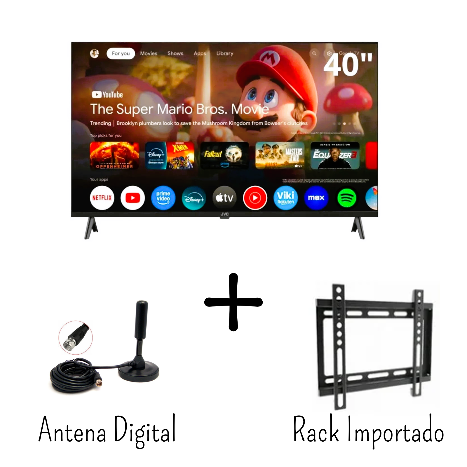 Hisense 40A59Q Smart TV QLED FHD Da 40 Pollici – VIDAA OS, HDR10, Dolby Atmos, Design Elegante