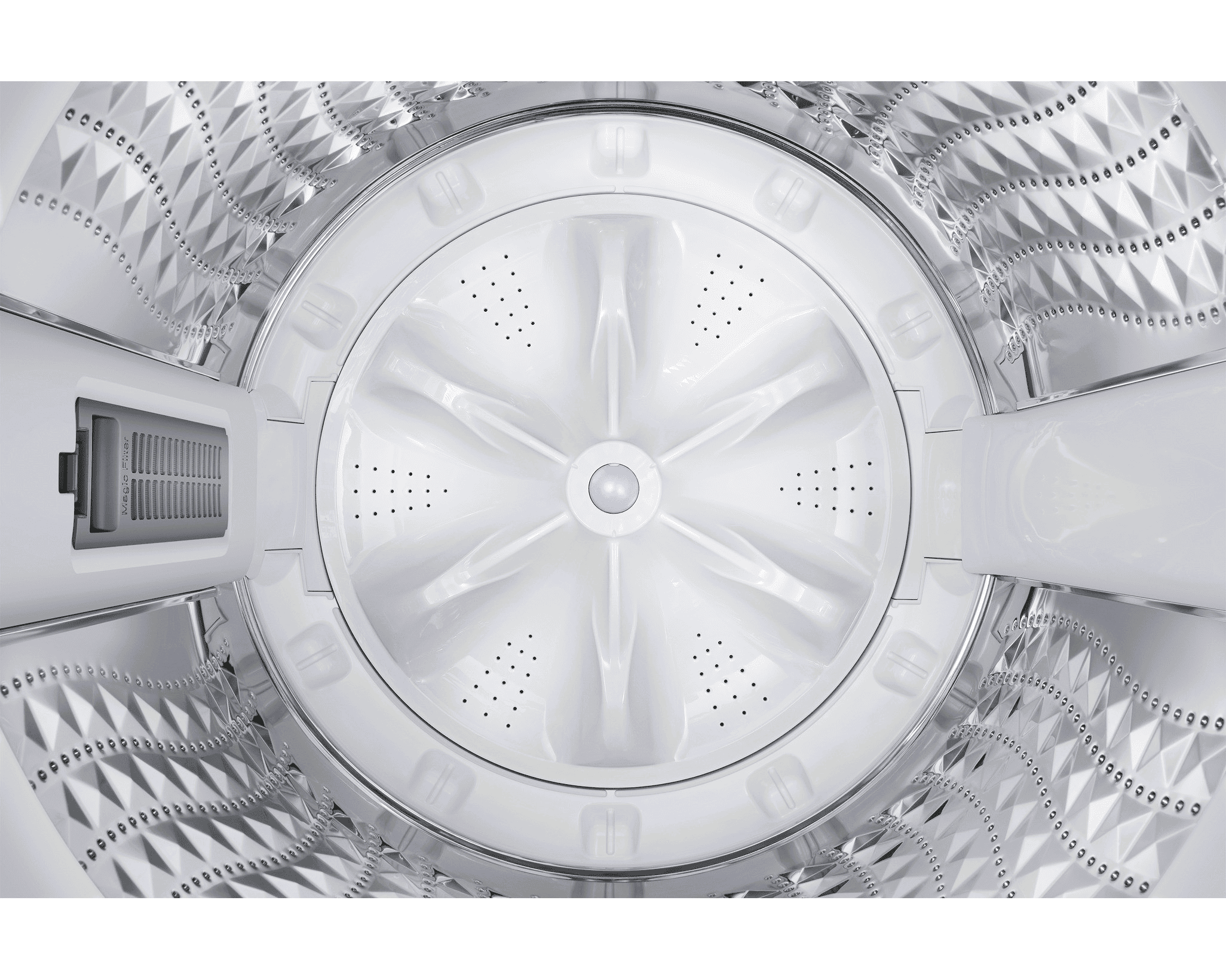 LAVADORA SAMSUNG 15 KG ECOBUBBLE CARGA SUPERIOR GRIS GRAFITO WA40F15E4CPE - 6