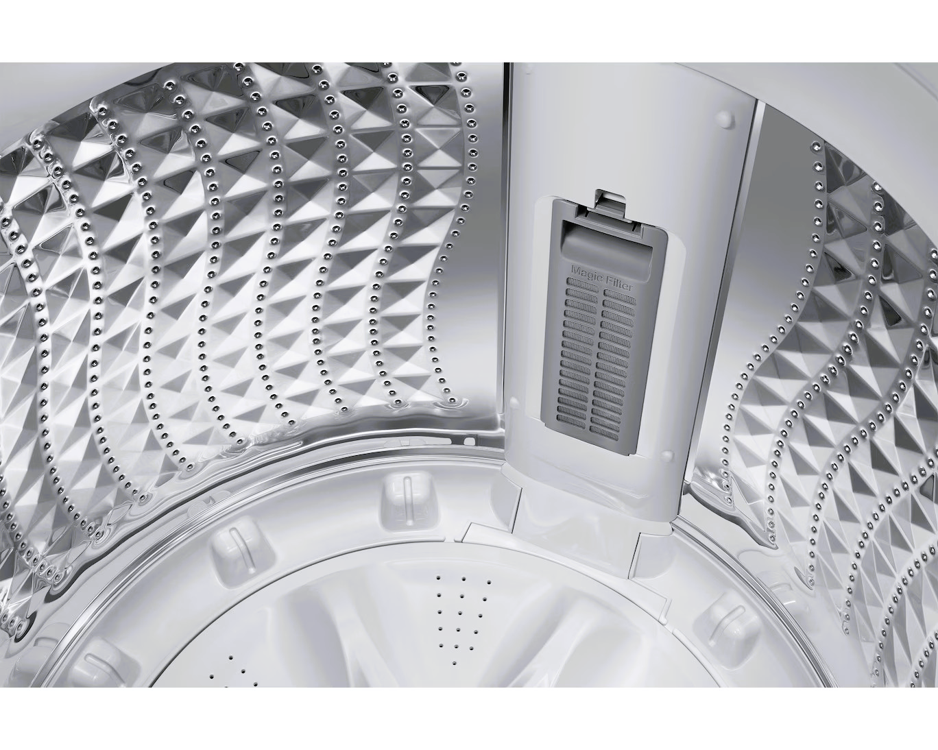 LAVADORA SAMSUNG 15 KG ECOBUBBLE CARGA SUPERIOR GRIS GRAFITO WA40F15E4CPE - 7