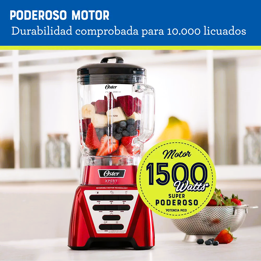 LICUADORA OSTER XPERT 1500 WATTS 2L. REVERSIBLE BLST3A-R2G (NUEVO) - 2