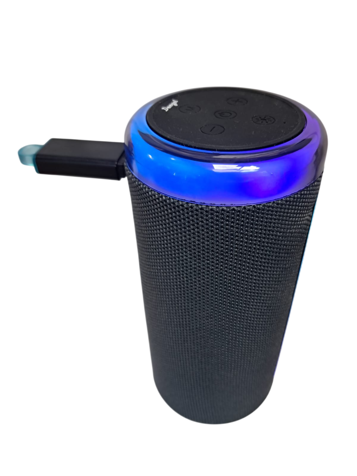 PARLANTE DEMGEL EXTREME BASS 18 CM 10 WATTS 2H AL 50% BLUETTOOTH/MICRO SD/USB D-P8011 (COLOR GRIS) - 6