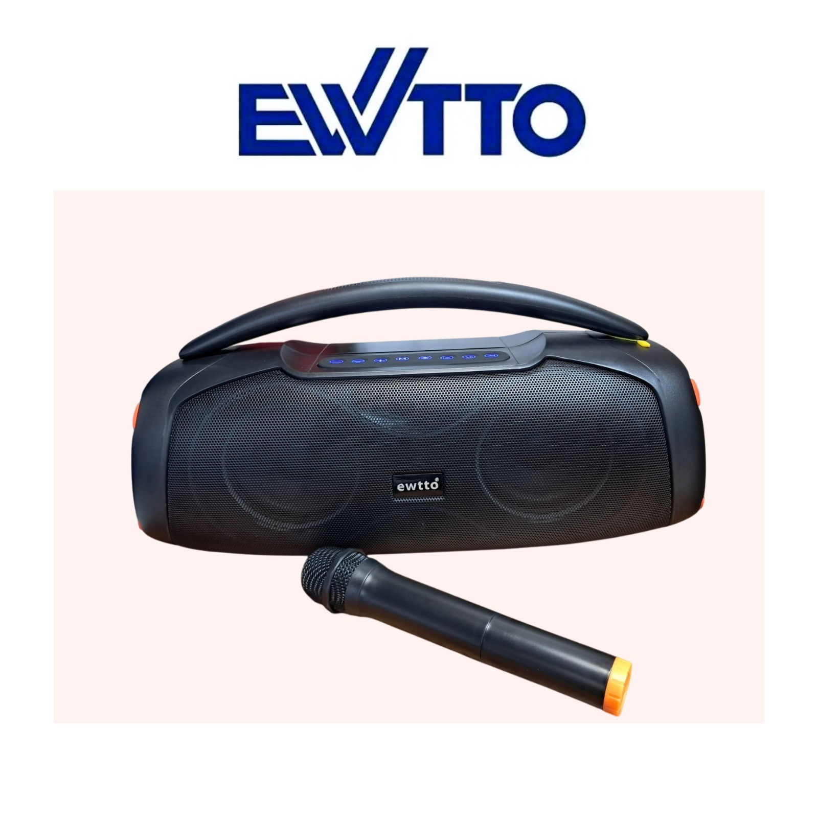 PARLANTE EWTTO INALÁMBRICO PORTÁTIL EXTREME BASS 40 WATTS 50 CM BT/AUX/USB/TF ET-P4300MBC (NUEVO) - 1