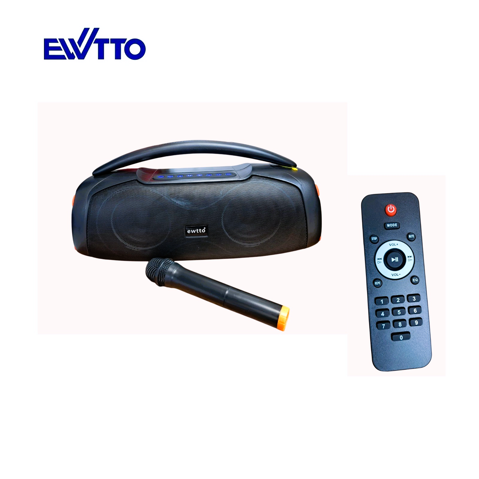 PARLANTE EWTTO INALÁMBRICO PORTÁTIL EXTREME BASS 40 WATTS 50 CM BT/AUX/USB/TF ET-P4300MBC (NUEVO) - 5