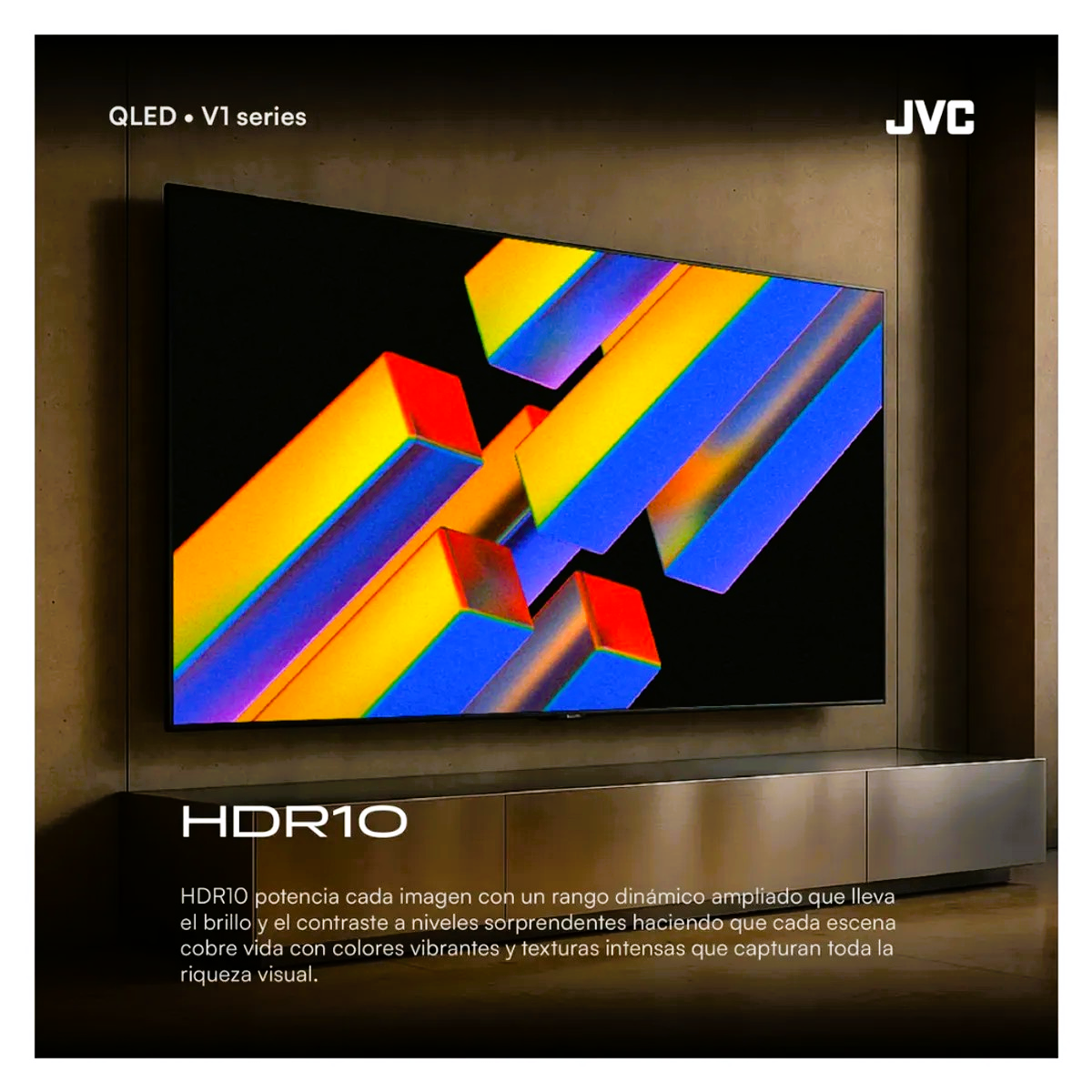 TELEVISOR JVC 32 QLED SMART TV GOOGLE TV HD - LT-32KM1584 - 4