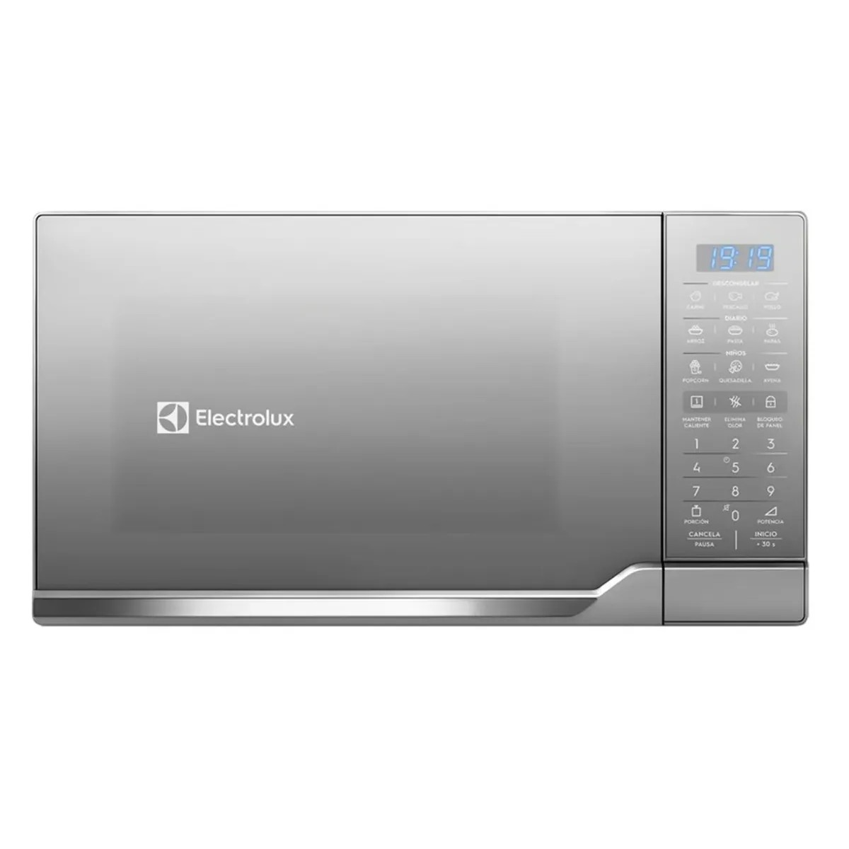 MICROONDAS ELECTROLUX 25 LITROS GRIS EMDO25S2GSRUG + PLANCHA OSTER PERLA 1200 W GCSTBS3802-053 - 2