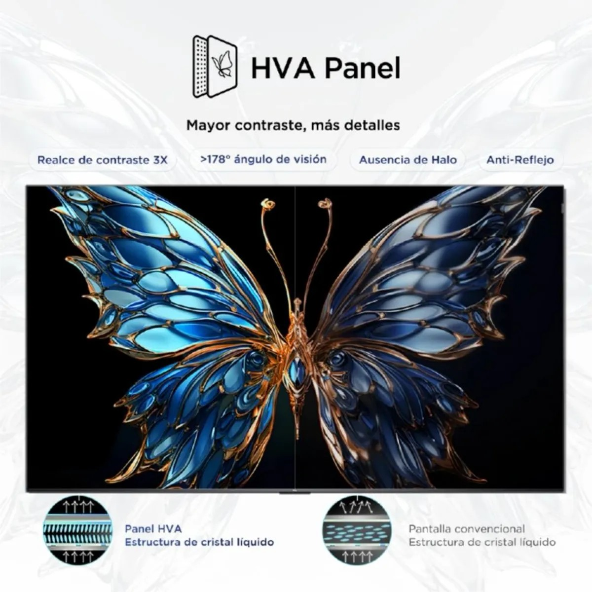 TELEVISOR TCL 55 PULGADAS 4K HDR GOOGLE TV SMART TV HVA PANEL 55V6C + PROMOCION (NUEVO MODELO) - 6