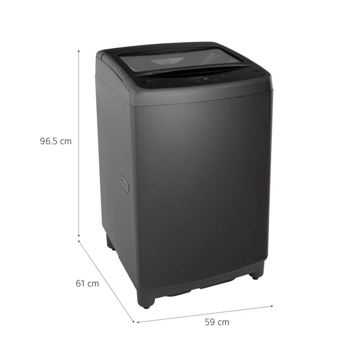 LAVADORA LG 13KG CARGA SUPERIOR WT13BVTB - NEGRO CLARO + DETERGENTE LIQUIDO SAPOLIO 1L. COMBO - 2