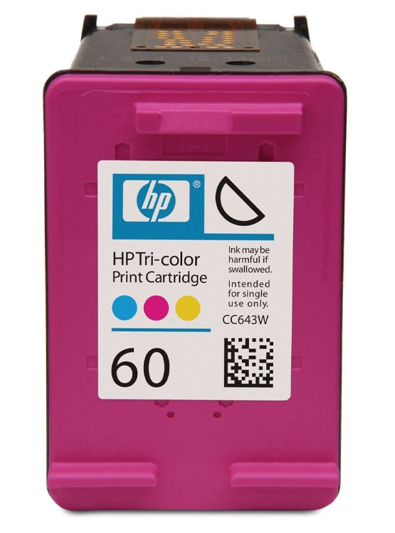 CARTUCHO DE TINTA HP 60 TRICOLOR 6.5 ML CC643WL LIQUIDACIÓN FINAL - ULTIMAS UNIDADES - 3