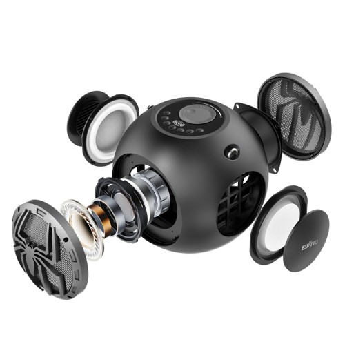 PARLANTE INALÁMBRICO EWTTO AI BASS 30W X 2 - BLUETOOTH / TF / USB / AUX / EQ / TWS EW-P454BC - 5