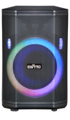 PARLANTE BLUETOOTH EWTTO 1000 WATTS 7 MODOS DE LUZ 2 LÁMPARAS DE FLASH + 2 MICRÓFONOS EW-P533MBT - 1
