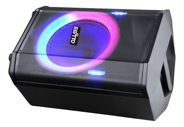 PARLANTE BLUETOOTH EWTTO 1000 WATTS 7 MODOS DE LUZ 2 LÁMPARAS DE FLASH + 2 MICRÓFONOS EW-P533MBT - 6