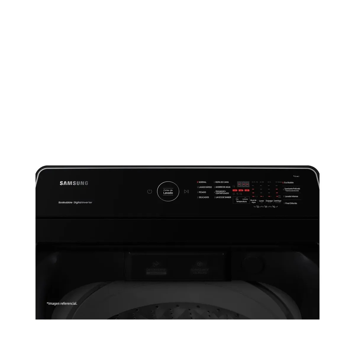 LAVADORA SAMSUNG AUTOMÁTICA 17 KILOS ECOBUBBLE NEGRO WA17CG6441BV - 4